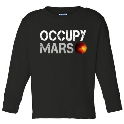 Occupy Mars Toddler Long Sleeve Shirt