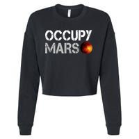 Occupy Mars Cropped Pullover Crew