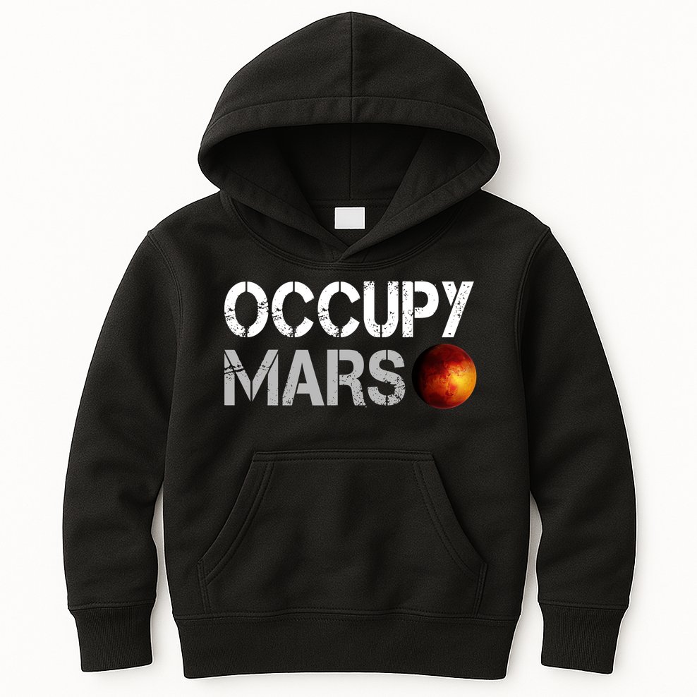 Occupy Mars Kids Hoodie