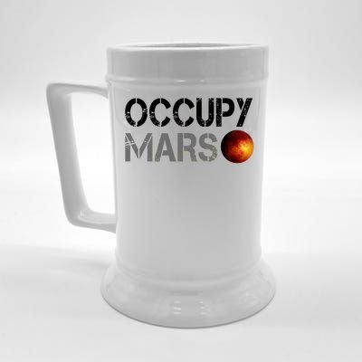 Occupy Mars Beer Stein