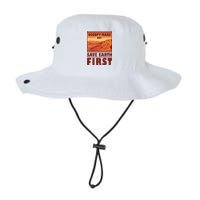Occupy Mars But Save Earth First Bucket Hat