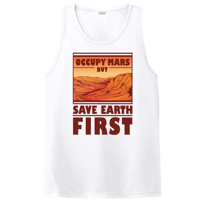 Occupy Mars But Save Earth First PosiCharge Competitor Tank