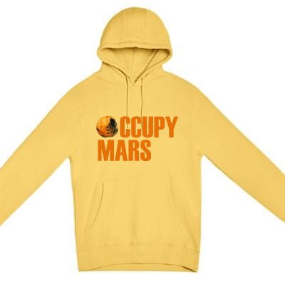 Occupy Mars Space Premium Pullover Hoodie