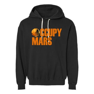 Occupy Mars Space Garment-Dyed Fleece Hoodie