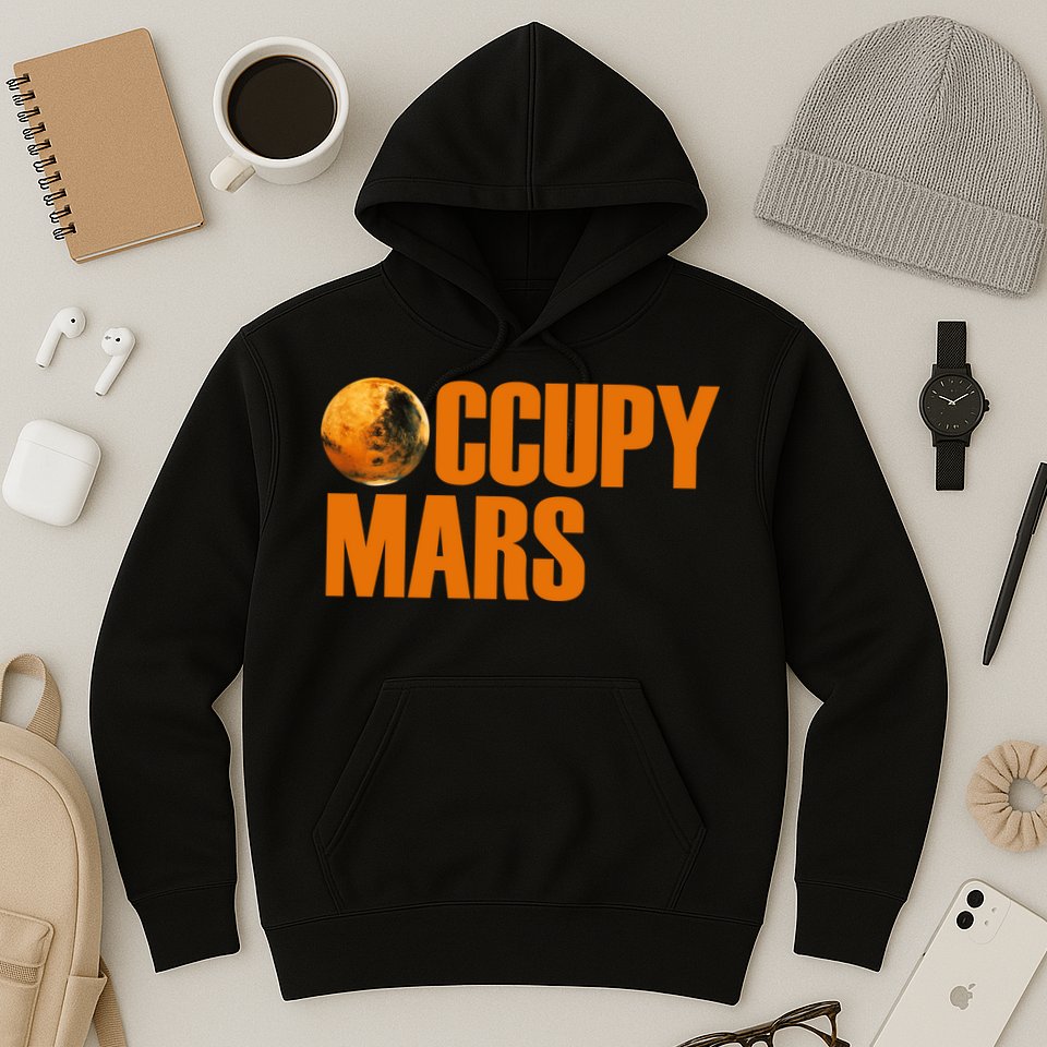 Occupy Mars Space Hoodie