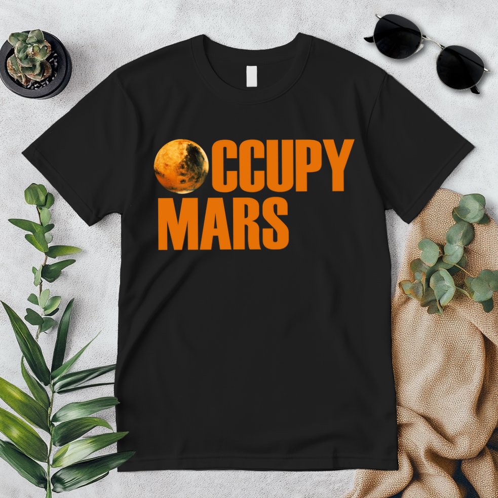 Occupy Mars Space Premium T-Shirt