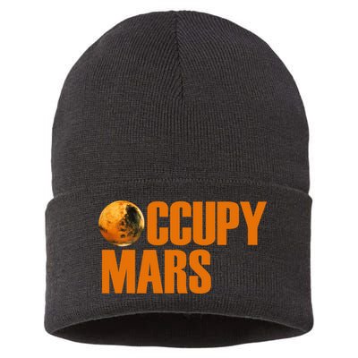 Occupy Mars Space Sustainable Knit Beanie