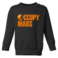 Occupy Mars Space Toddler Sweatshirt