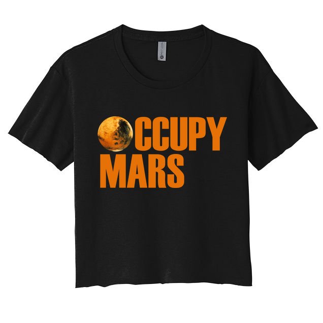 Occupy Mars Space Crop Top