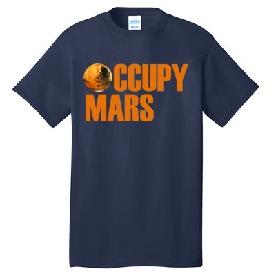 Occupy Mars Space Tall T-Shirt