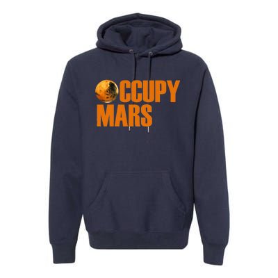 Occupy Mars Space Premium Hoodie