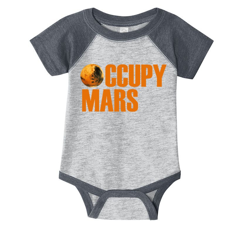 Occupy Mars Space Infant Baby Jersey Bodysuit