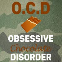 OCD Obsessive Chocolate Disorder Legacy Tie Dye Trucker Hat