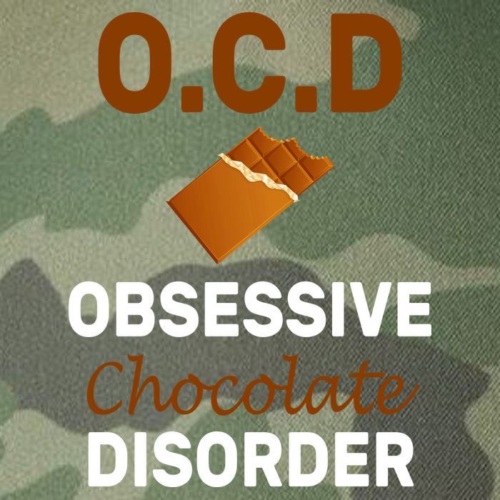 OCD Obsessive Chocolate Disorder Legacy Tie Dye Trucker Hat