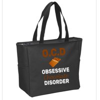 OCD Obsessive Chocolate Disorder Zip Tote Bag
