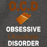 OCD Obsessive Chocolate Disorder Vector Backpack