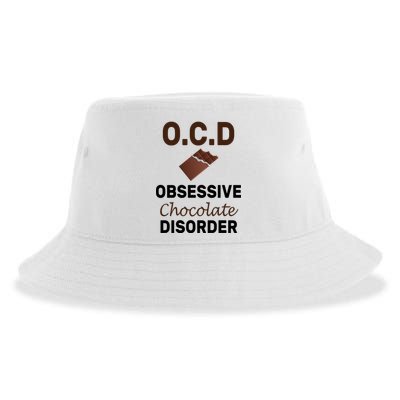 OCD Obsessive Chocolate Disorder Sustainable Bucket Hat