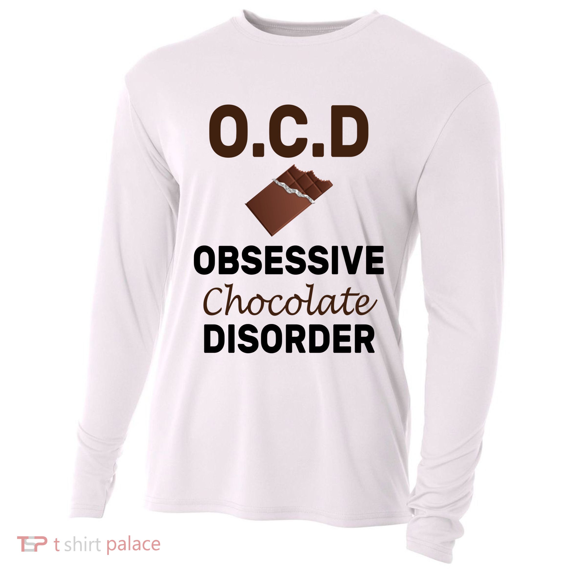 OCD Obsessive Chocolate Disorder Cooling Performance Long Sleeve Crew