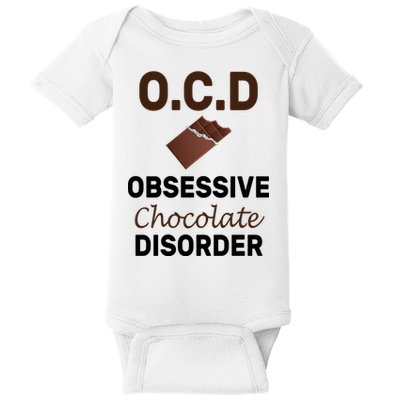 OCD Obsessive Chocolate Disorder Baby Bodysuit