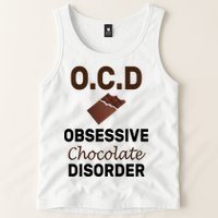 OCD Obsessive Chocolate Disorder Tank Top
