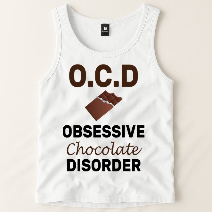OCD Obsessive Chocolate Disorder Tank Top