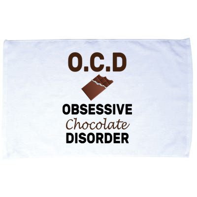 OCD Obsessive Chocolate Disorder Microfiber Hand Towel