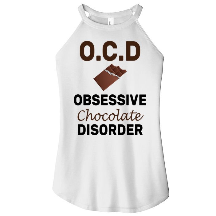 OCD Obsessive Chocolate Disorder Women's Perfect Tri Rocker Tank
