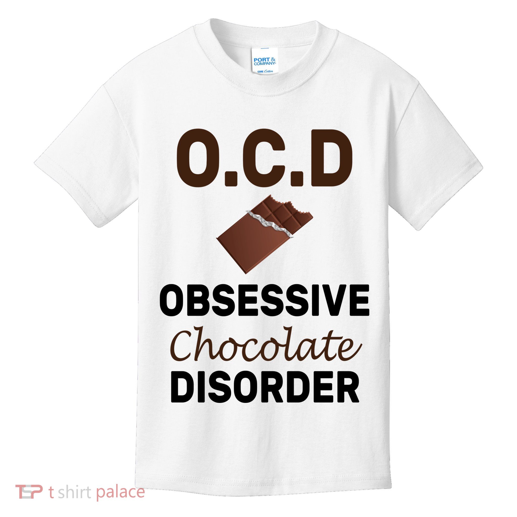 OCD Obsessive Chocolate Disorder Kids T-Shirt