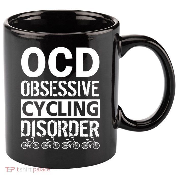 OCD Obsessive Cycling Disorder 11oz C Handle Ceramic Mug