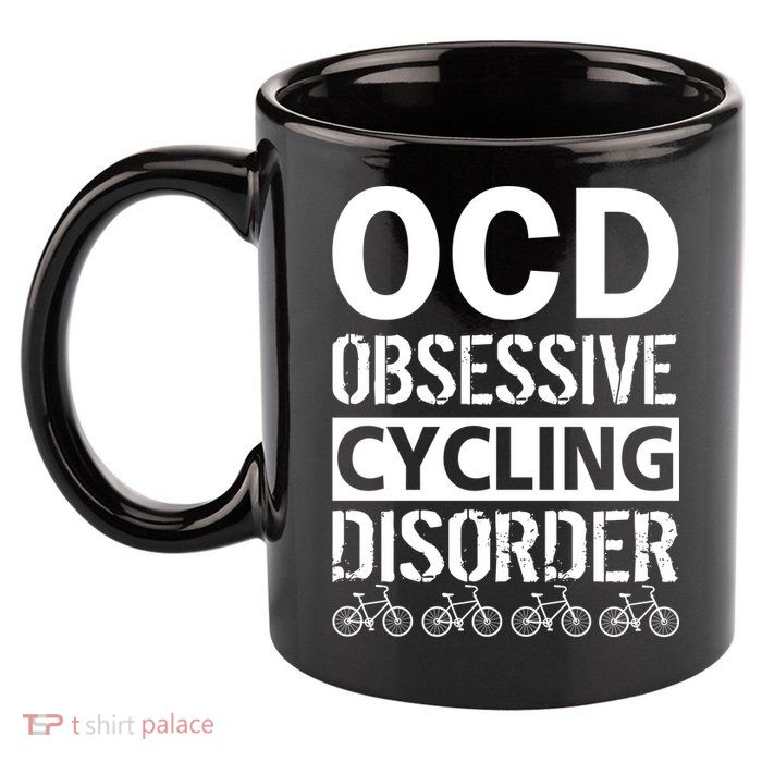 OCD Obsessive Cycling Disorder 11oz C Handle Ceramic Mug
