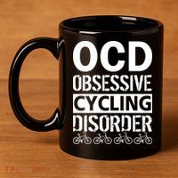 OCD Obsessive Cycling Disorder 11oz C Handle Ceramic Mug