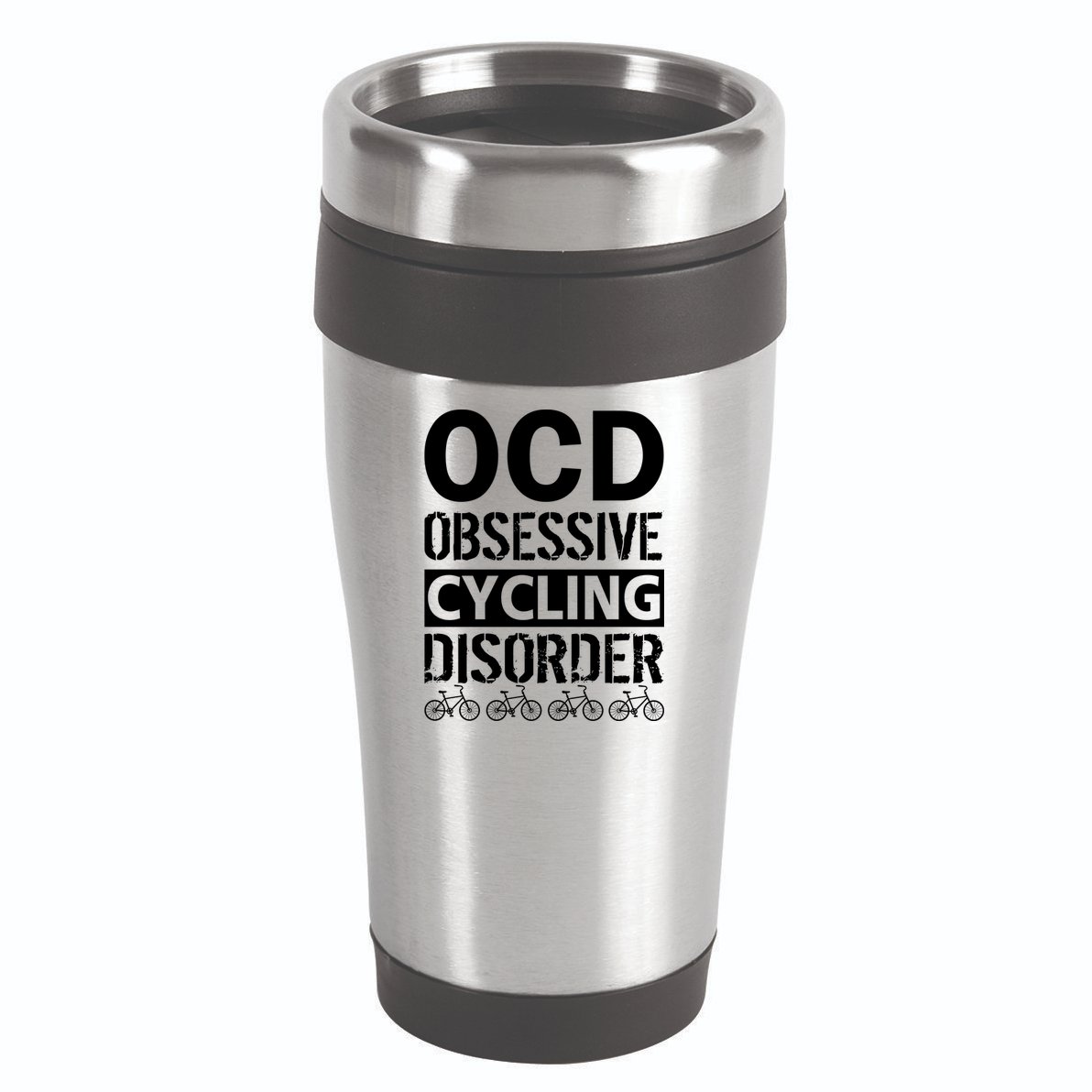 OCD Obsessive Cycling Disorder 16oz Travel Tumbler