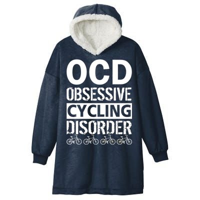 OCD Obsessive Cycling Disorder Hooded Wearable Blanket