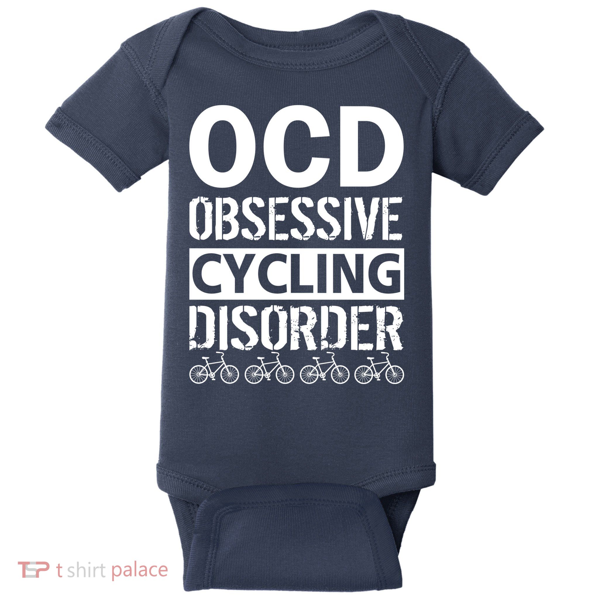 OCD Obsessive Cycling Disorder Baby Bodysuit
