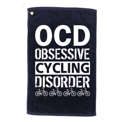 OCD Obsessive Cycling Disorder Golf Towel