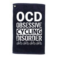 OCD Obsessive Cycling Disorder Golf Towel
