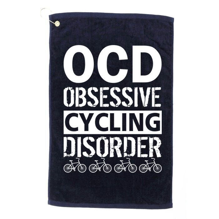 OCD Obsessive Cycling Disorder Golf Towel