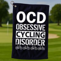 OCD Obsessive Cycling Disorder Golf Towel