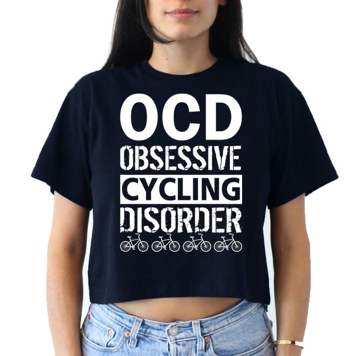 OCD Obsessive Cycling Disorder Crop Top