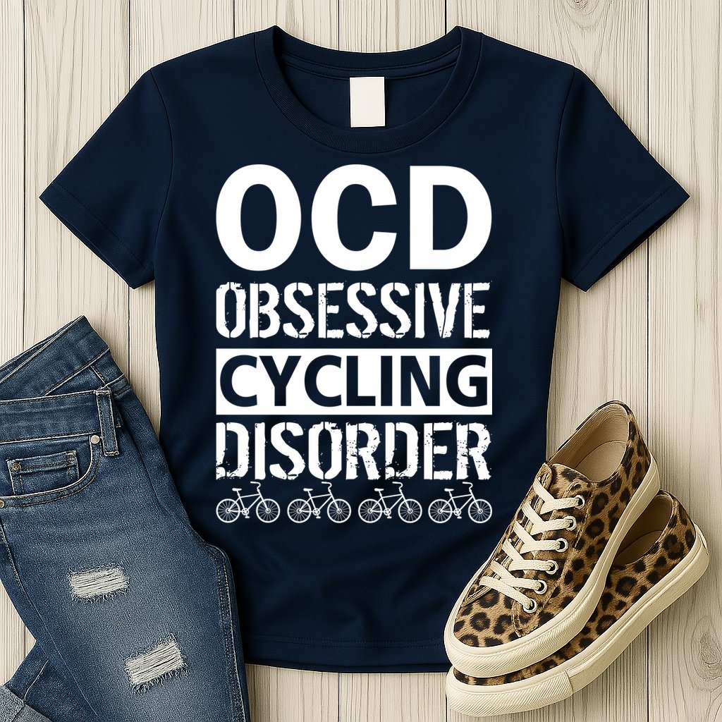OCD Obsessive Cycling Disorder Womens T-Shirt