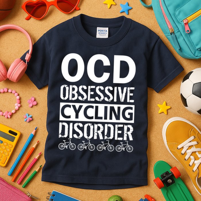 OCD Obsessive Cycling Disorder Kids T-Shirt