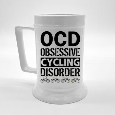 OCD Obsessive Cycling Disorder Beer Stein