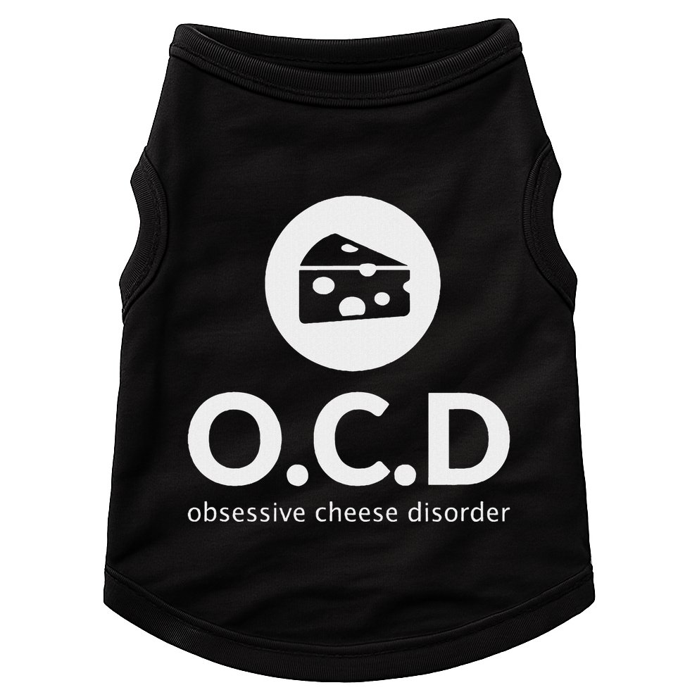 Obsessive Cheese Disorder Funny Cheese Lover Gift Doggie Tank