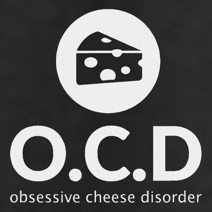 Obsessive Cheese Disorder Funny Cheese Lover Gift Adult Drive Performance Visor