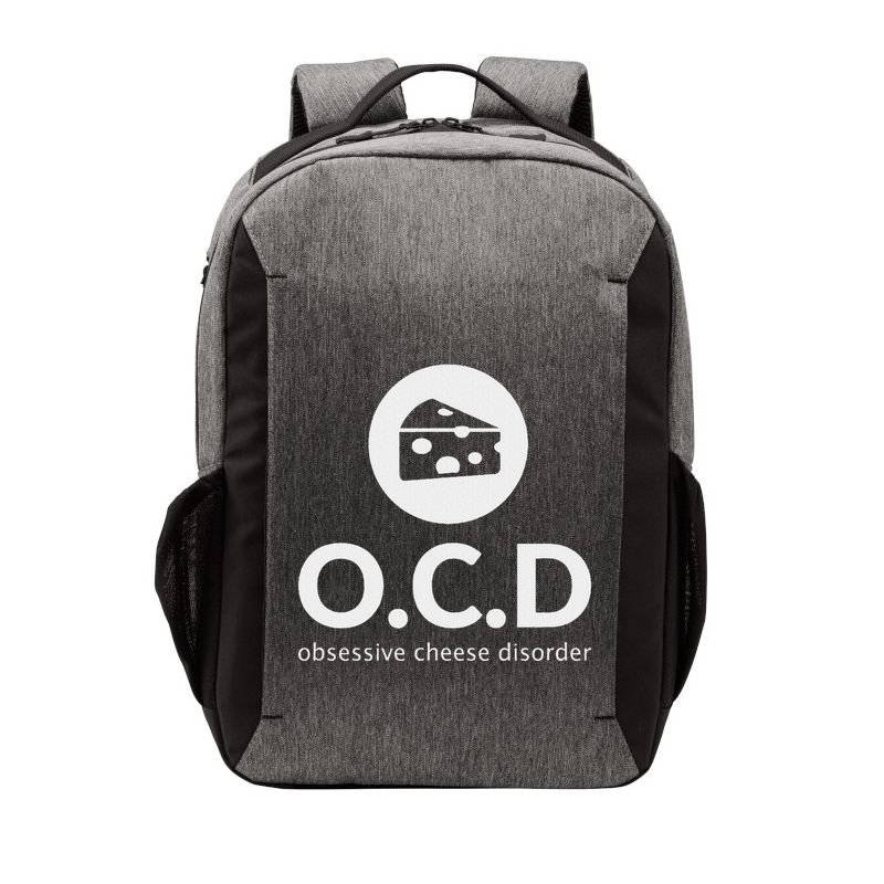 Obsessive Cheese Disorder Funny Cheese Lover Gift Vector Backpack