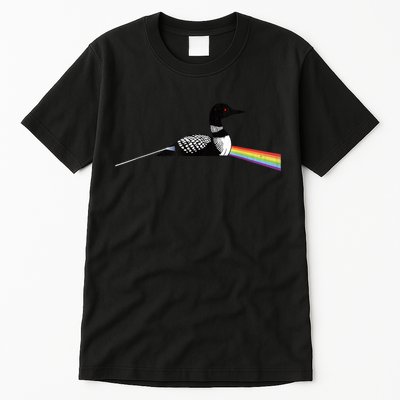 Original Classic Dark Side Of The Loon Bird Watching Tall T-Shirt