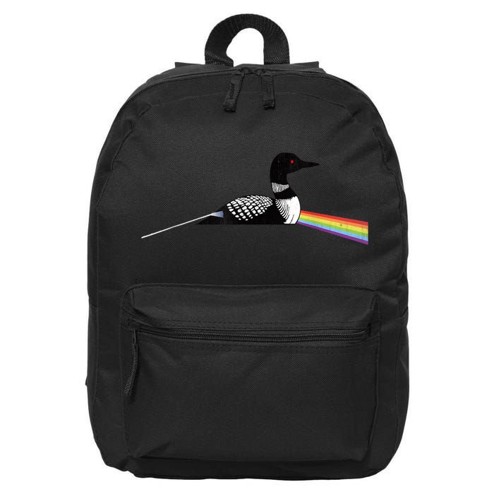 Original Classic Dark Side Of The Loon Bird Watching 16 in Basic Backpack
