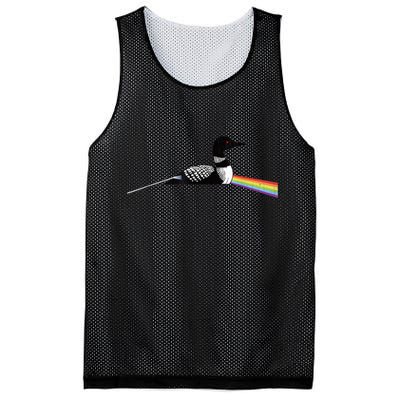 Original Classic Dark Side Of The Loon Bird Watching Mesh Reversible Basketball Jersey Tank