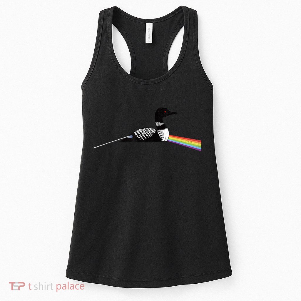 Original Classic Dark Side Of The Loon Bird Watching Womens Tank Top