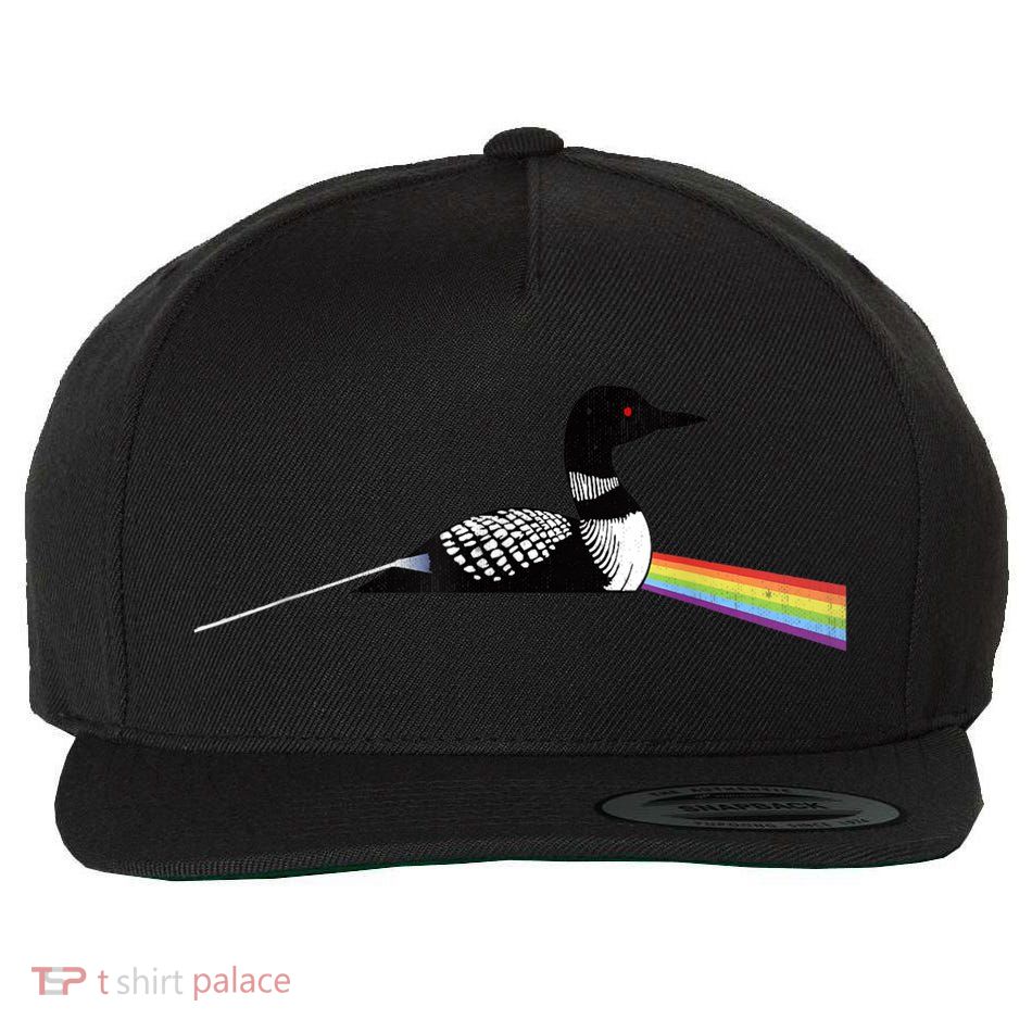 Original Classic Dark Side Of The Loon Bird Watching Wool Snapback Cap